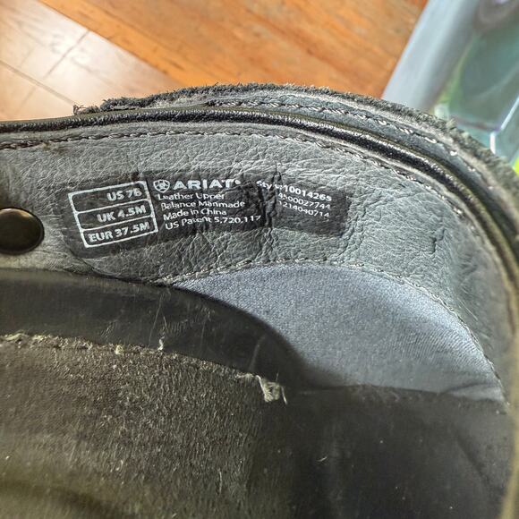 Ariat Sling Back Sport Mule Size 7B Leather Clog Rodeo Equestrian Western Women - Picture 6 of 7